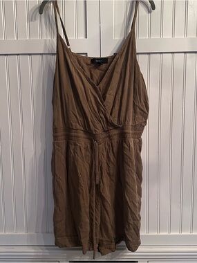 Forever 21 Brown Plus-Size Sleeveless Romper